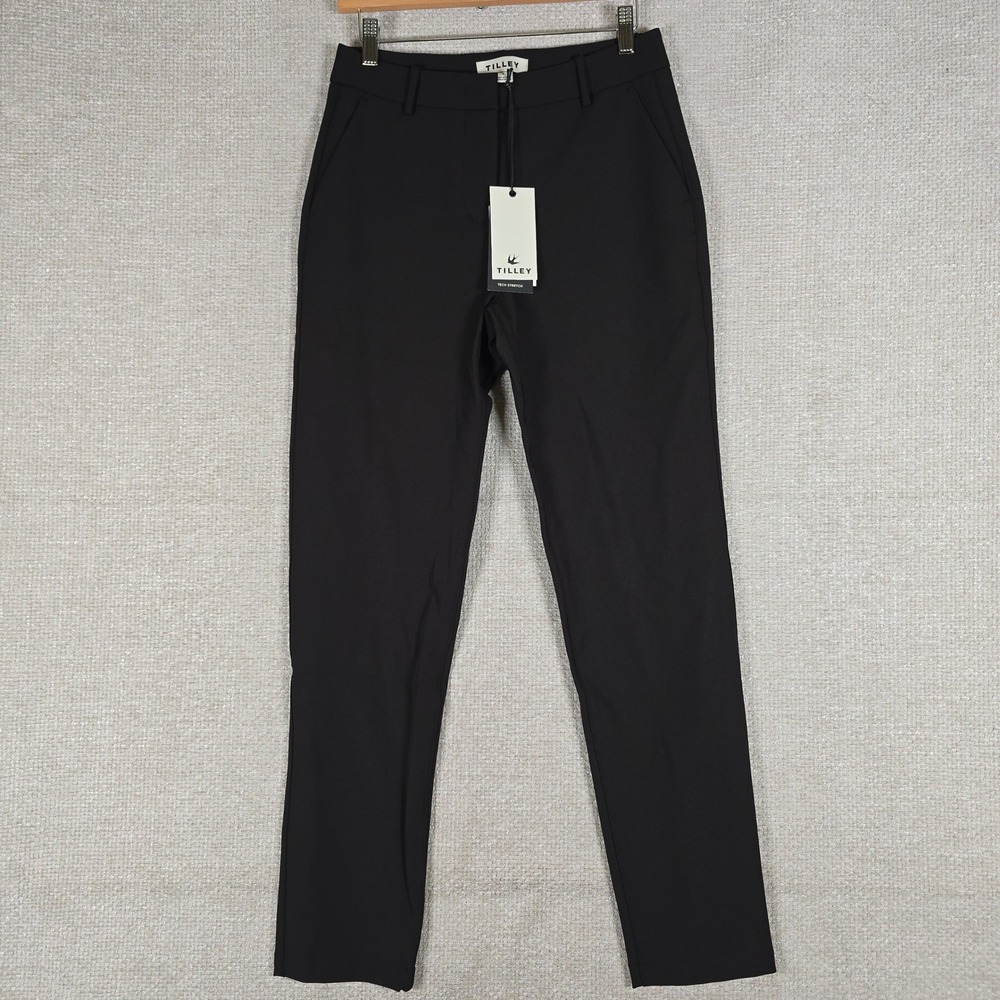 Tilley Womens Tech Stretch Slim Trouser Black W07BT2036 Pants Size 6